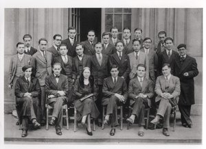 Avgångsklass vid Ecole Normale Superieure, Paris, 1931